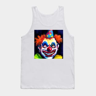 Evil Clown - Horror Art Brut Painting Tank Top